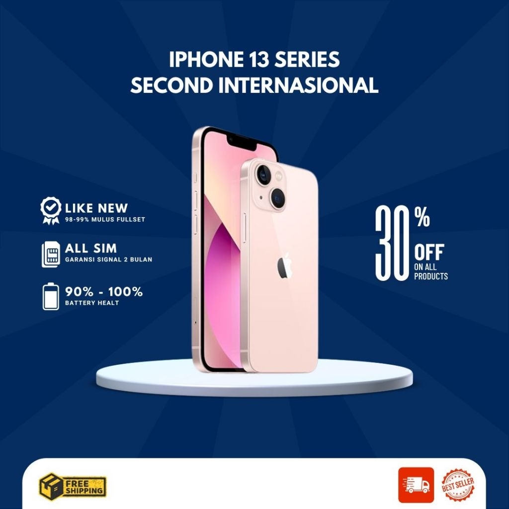 IP13 & 13 MINI SERIES 256GB/128GB SECOND ORIGINAL