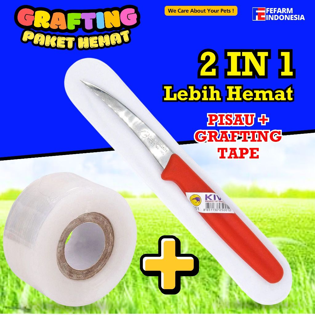 PISAU GRAFTING Cangkok Stek Okulasi Pruning Grafting Tape Parafilm Taman