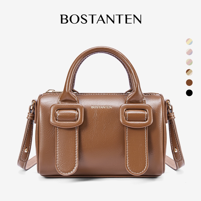 [Puff Ice Cream Bag] BOSTANTEN Tas Selempang Wanita Tas Tangan Elegan Fashion Lona Bag