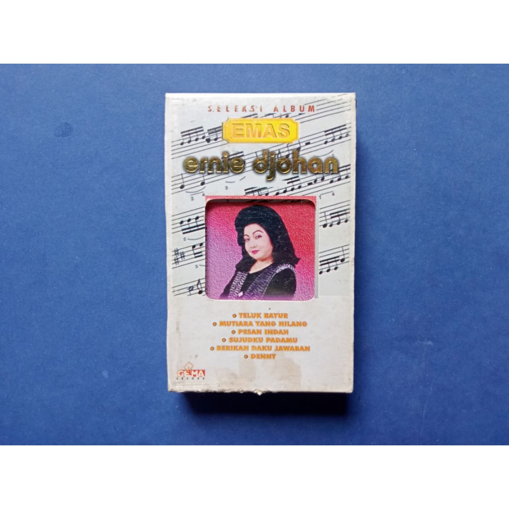 Kaset Pita Seleksi Album Emas Ernie Djohan Prod Gema Nada Pertiwi Records