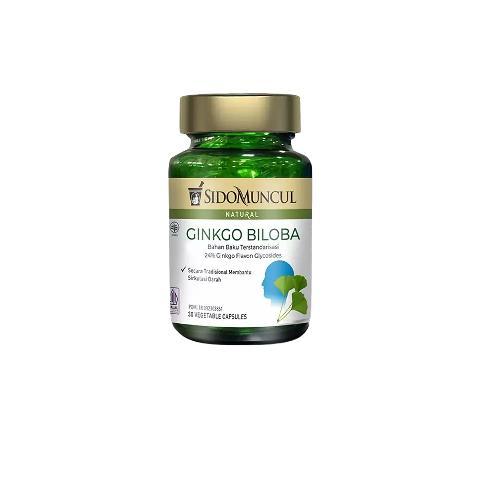 SIDOMUNCUL HERBAL GINKGO BILOBA 30 KAPSUL // MENINGKATKAN DAYA INGAT