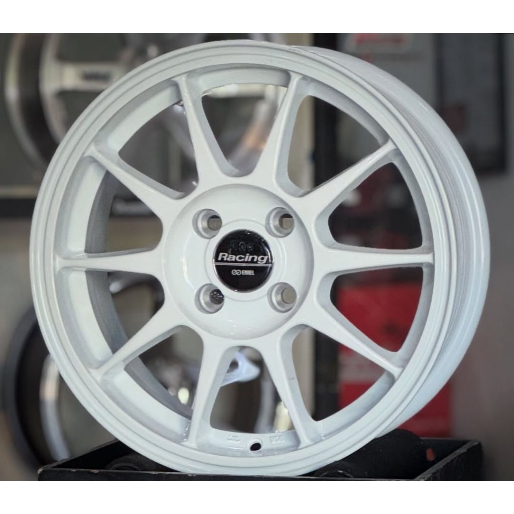 velg enkei tarmac ring 15 pcd 4x100 lebar 6,5 velg mobil r15 cocok untuk brio jazz city freed vios y