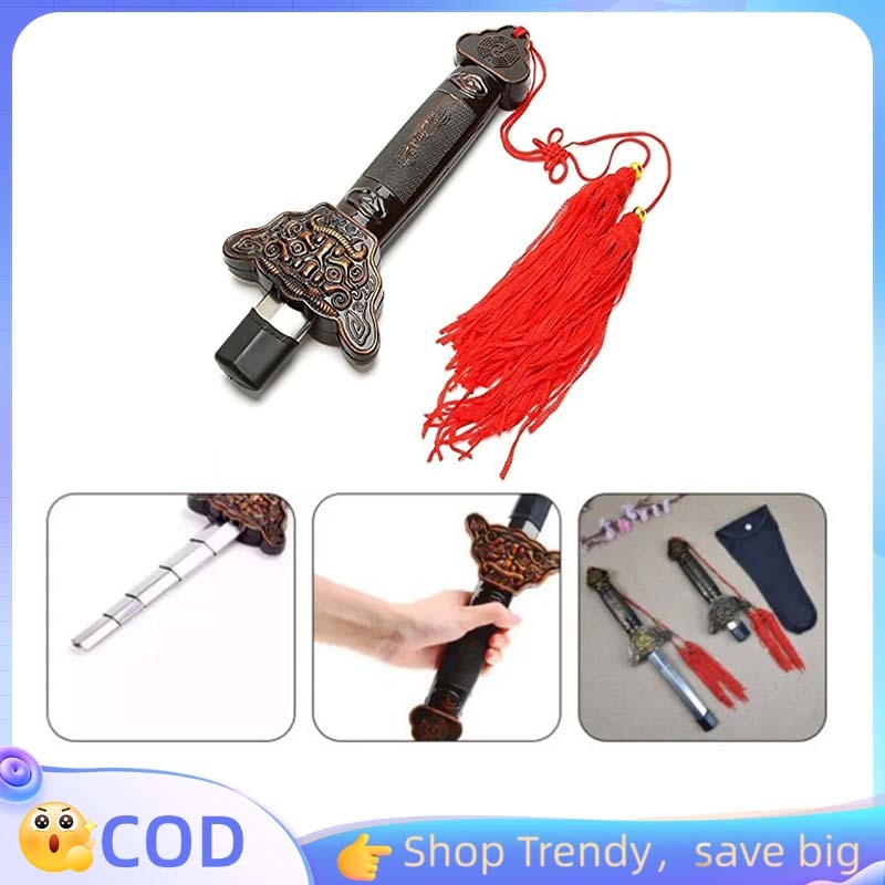 Pedang Lentur Wushu Pedang Teleskopik Mainan Anak Pedang Pedang Pedangan Lipat