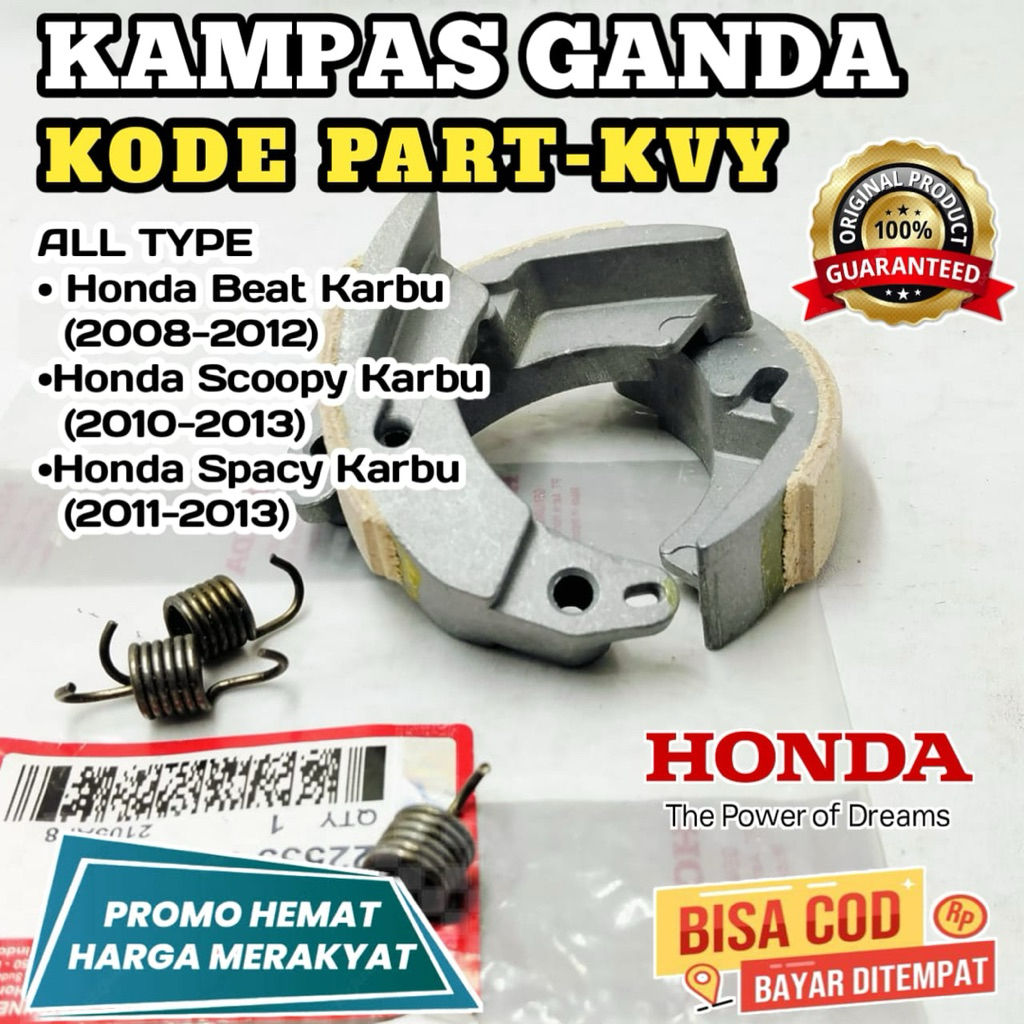 KVY KAMPAS GANDA ONLY,ORI HONDA,KAMPAS GANDA BEAT KARBU,KAMPAS GANDA SCOOPY KARBU,KAMPAS GANDA SPACY