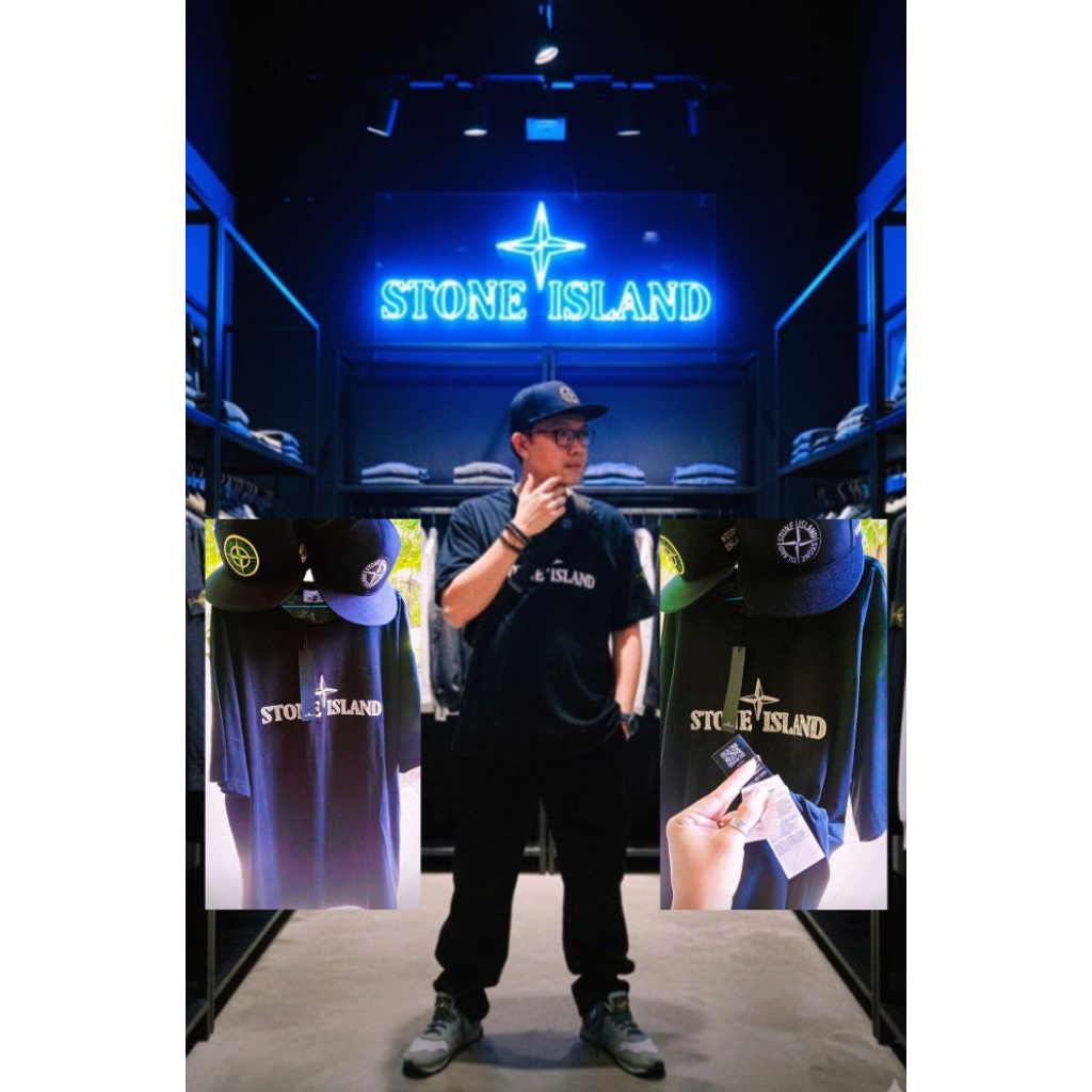 Tshirt Stone Island Bordir Rajut