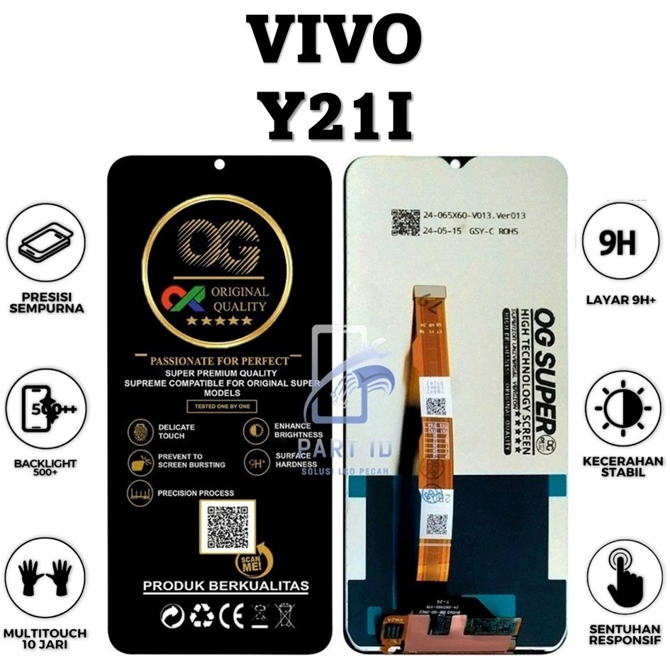 LCD TOUCHSCREEN VIVO Y21I FULLSET ORIGINAL 100%