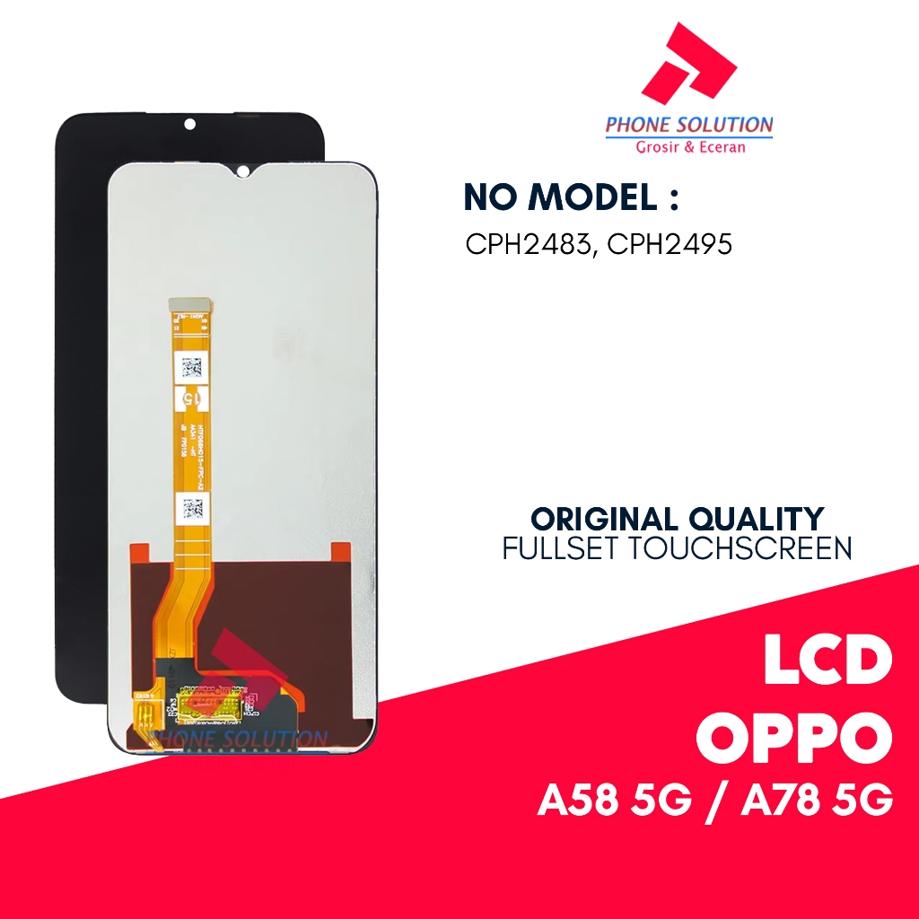 LCD Oppo A58 5G / LCD Oppo A78 5G - Fullset Touchscreen