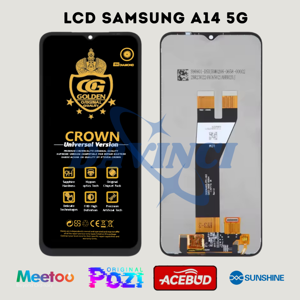 LCD SAMSUNG A14 5G / (SAMSUNG GALAXY A14 5G) / A146 TOUCHSCREEN FULLSET COMPLETE ORIGINAL