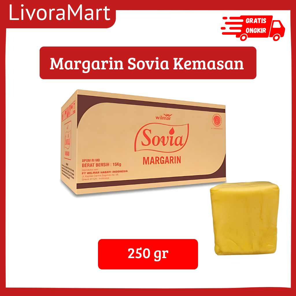 MENTEGA  MARGARINE KEMASAN REPACK 1KG, 500GR / MARGARINE SOVIA / MENTEGA MURAH / MENTEGA SOVIA