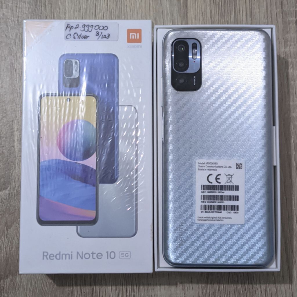 Xiaomi Redmi Note 10 5G 8/128 Bekas Second