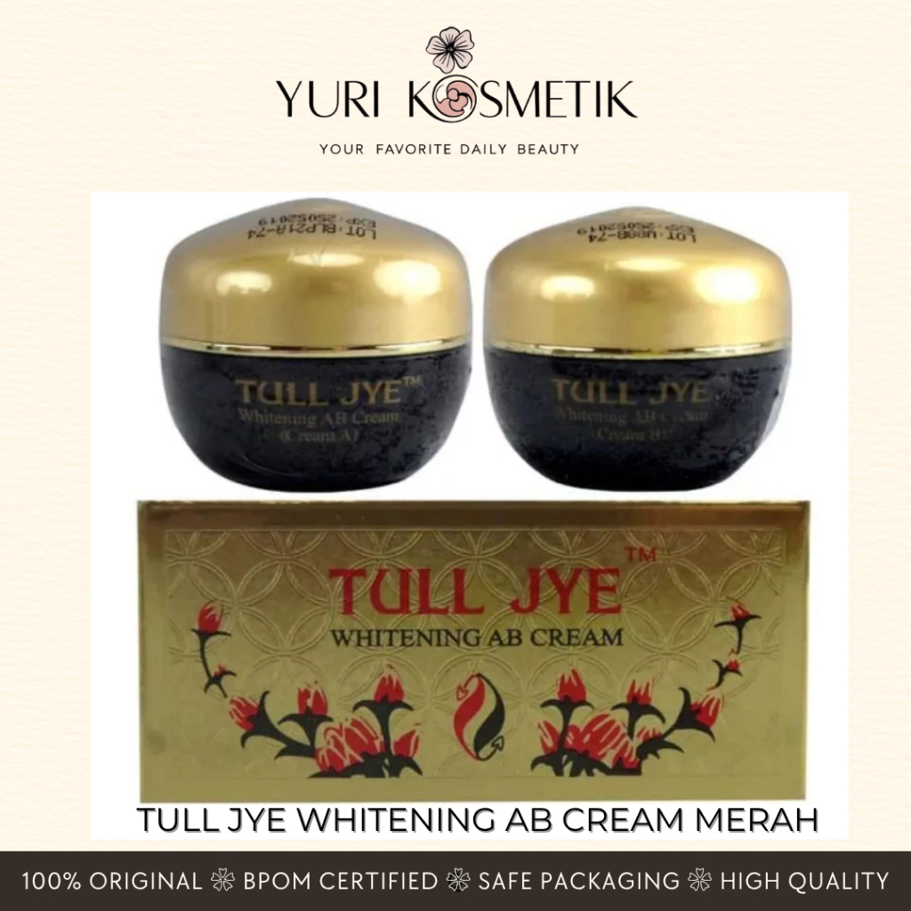 Tull Jye Whitening AB Cream Merah Yuri Kosmetik