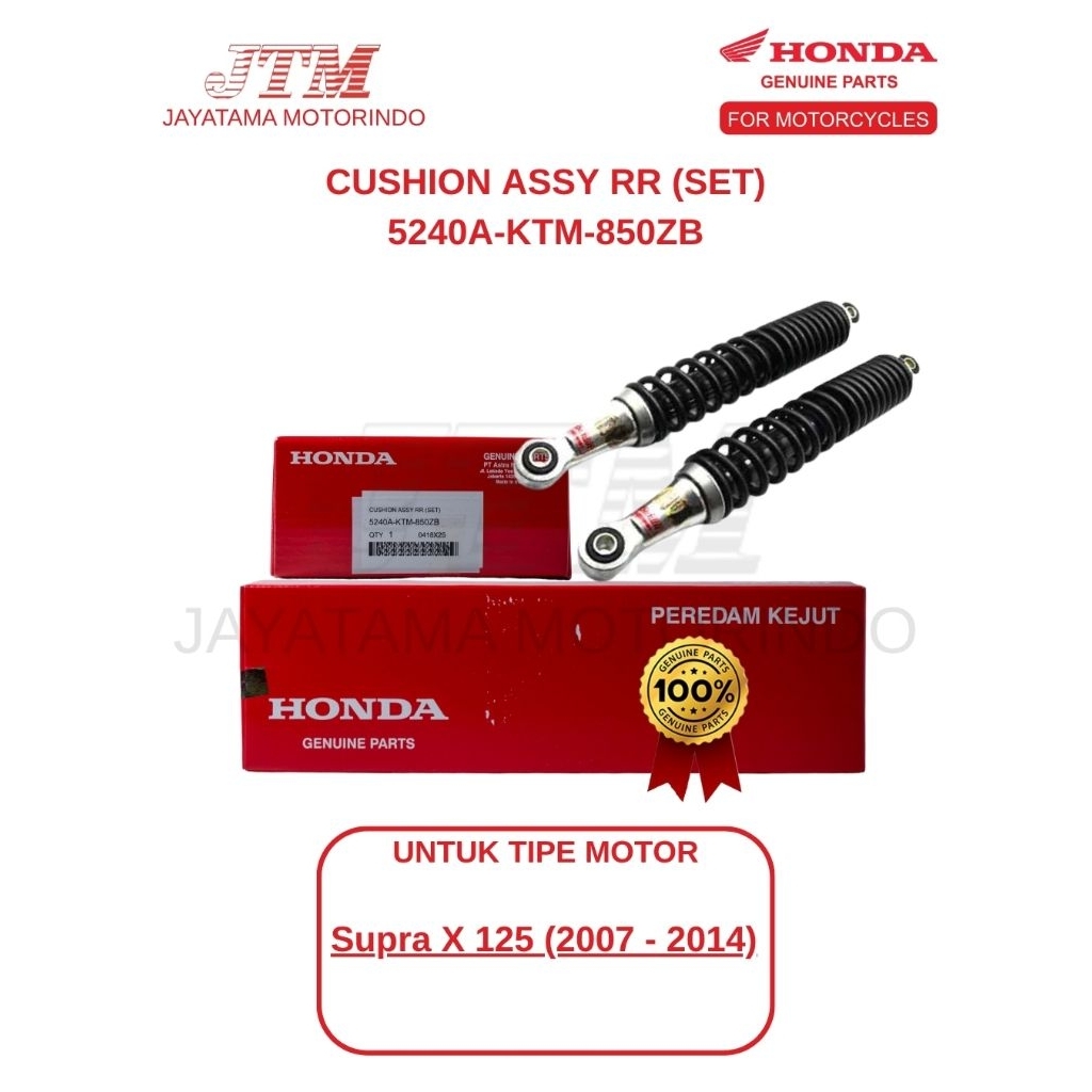 SHOCK BREAKER SUPRA X 125 SET 5240A-KTM-850ZB