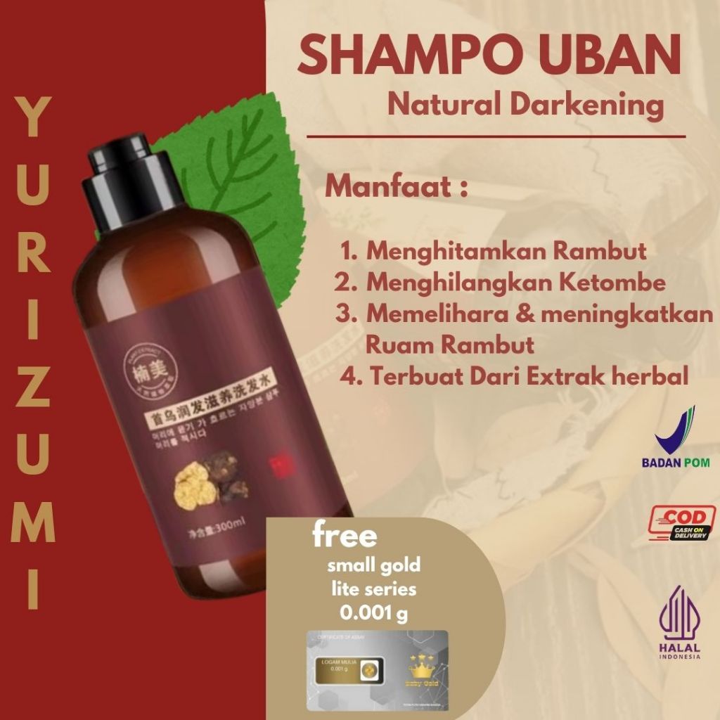 shampoo penghitam rambut uban/shampo penghitam rambut uban/penghitam rambut/shampoo penghitam rambut