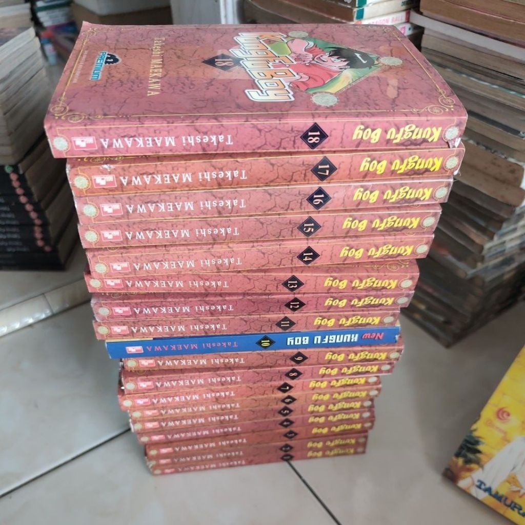 Komik Kung Fu Boy Premium full set tamat 1-18 original Elex media