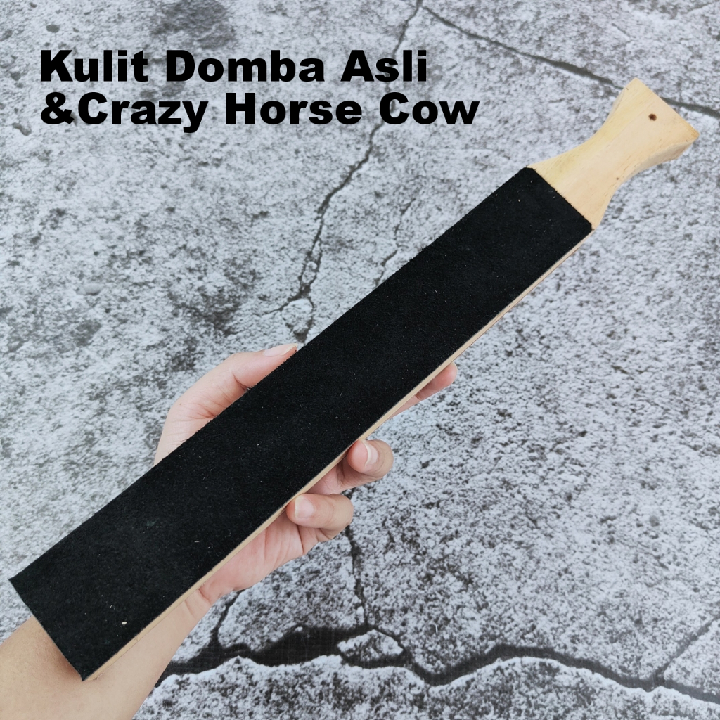 stropping kulit stropping pisau kulit domba kuda crazy horse sapi