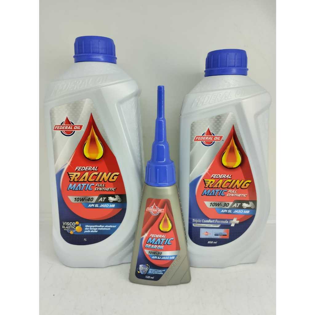 Federal Oil Matic 40 Sae 10w/40 4T 800ML , Federal Matic 30 Sae 10w/30 800ML , Federal Matic Ultrate