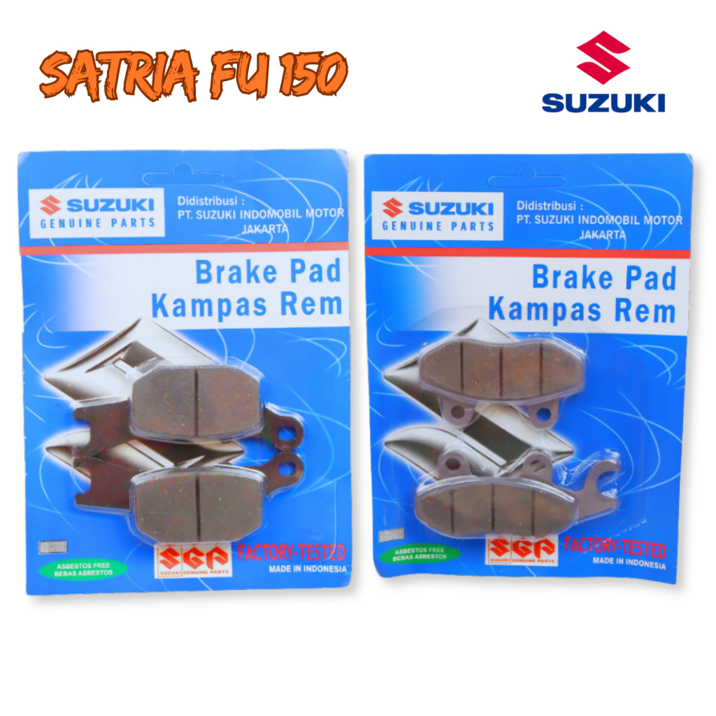 kampas rem depan satria fu - Kampas Rem Suzuki Satria FU 150