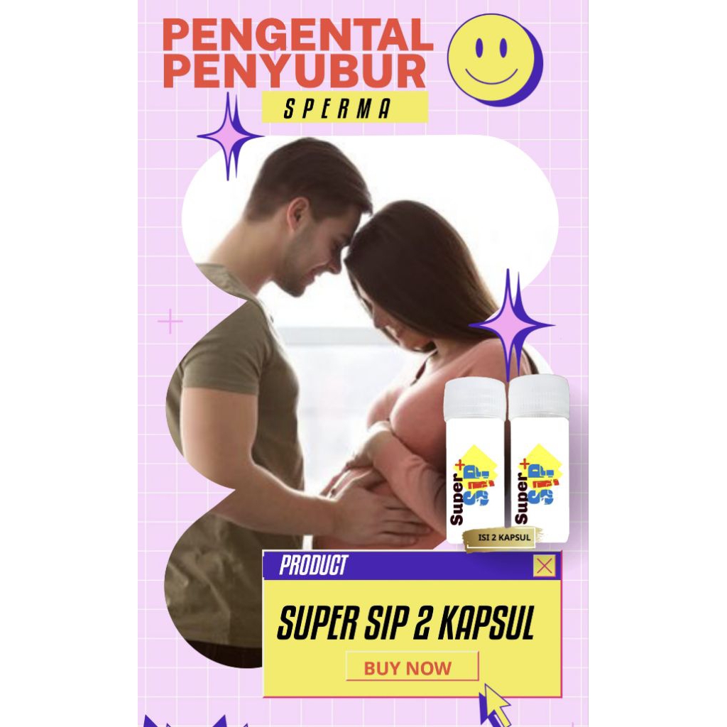 Obat Penyubur Sperma Semen Booster Asli Original, Kapsul Herbal Pengental Sperma & Penambah Sperma