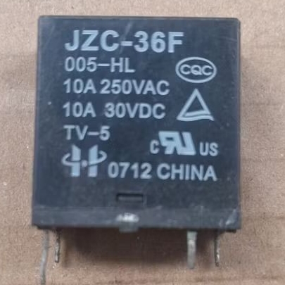 RELAY JZC-36F 10A 30VDC 4KAKI COPOTAN