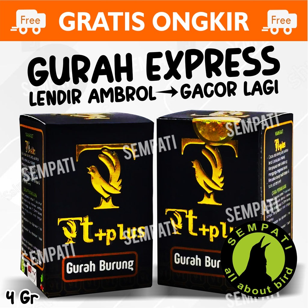 SEMPATI Tt+ TT Tt Plus Gurah Burung Original Asli Obat Gurah Burung Murai Kacer Kenari Lovebird Plec
