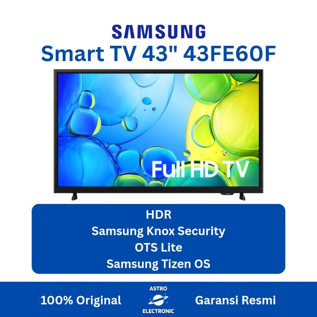 SAMSUNG 43FE60EF / 43F6000 / 43FE60EFKXXD FULL HD SMART TV 43 Inch