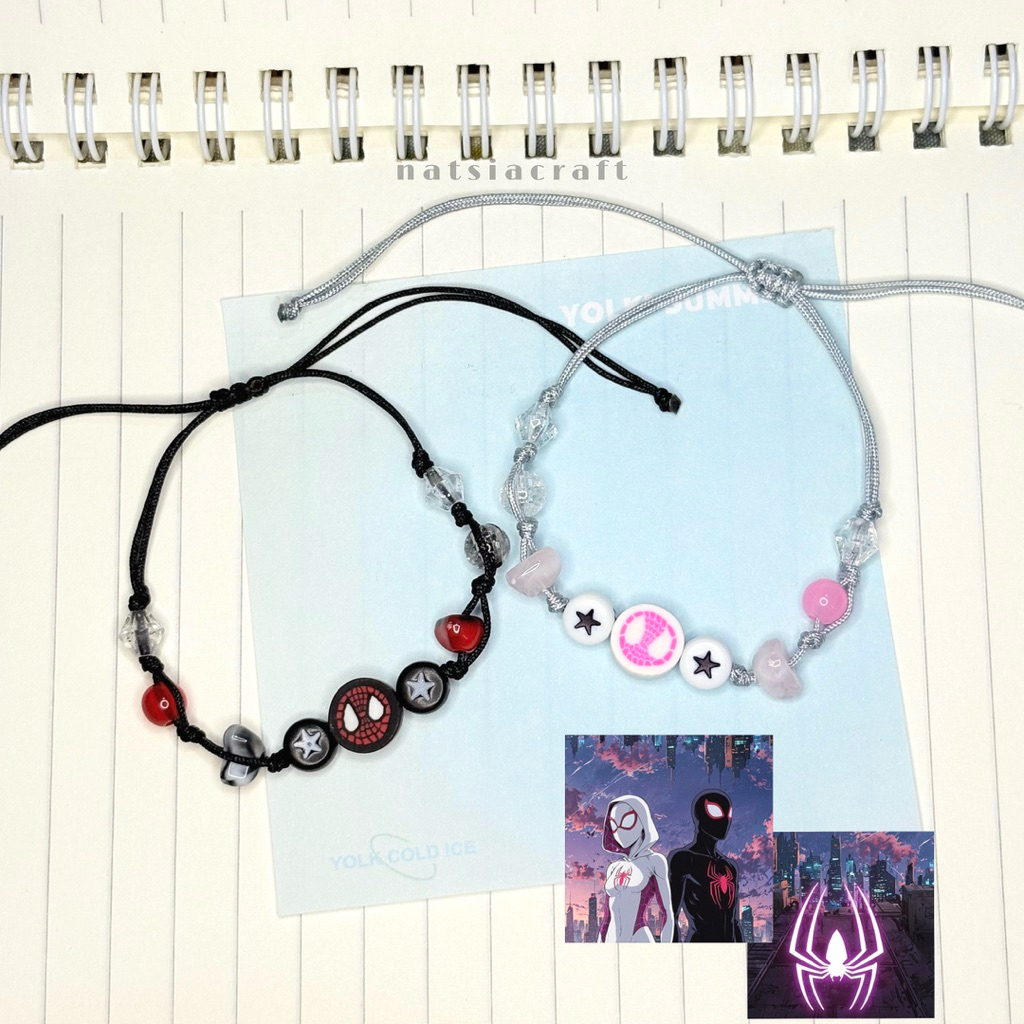 Gelang Spiderman Couple | Gelang Serut Couple | Spiderman Bracelet