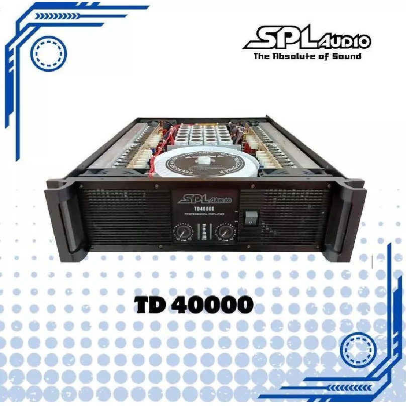 SPL Audio Power Amplifier 2 Channel TD 40000 - Power SPL AUDIO TD40000 Original - SPL Audio Power Am