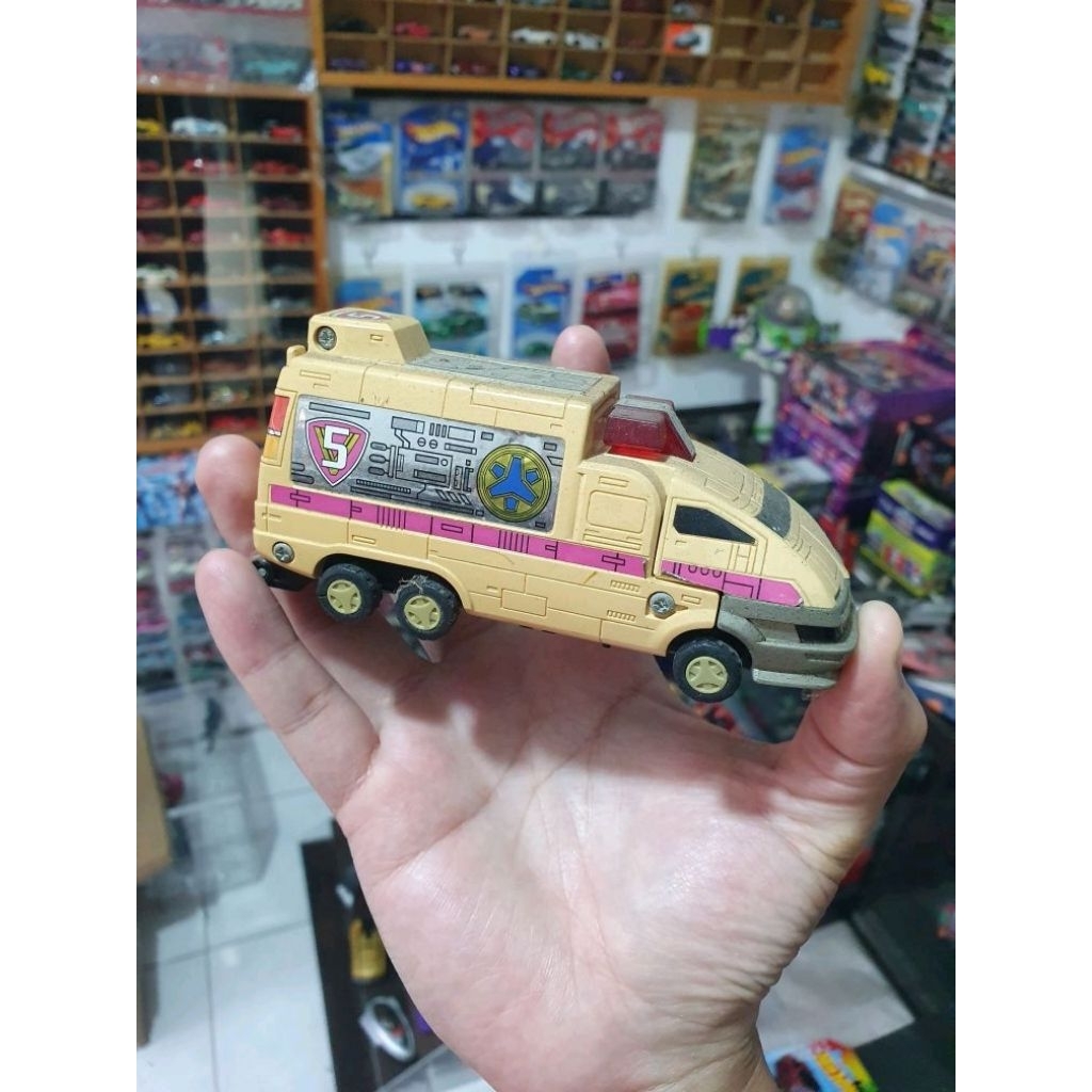 Kaki DX Power Rangers Lightspeed Rescue Megazord Pink putih Zord - Victory Robo GogoV