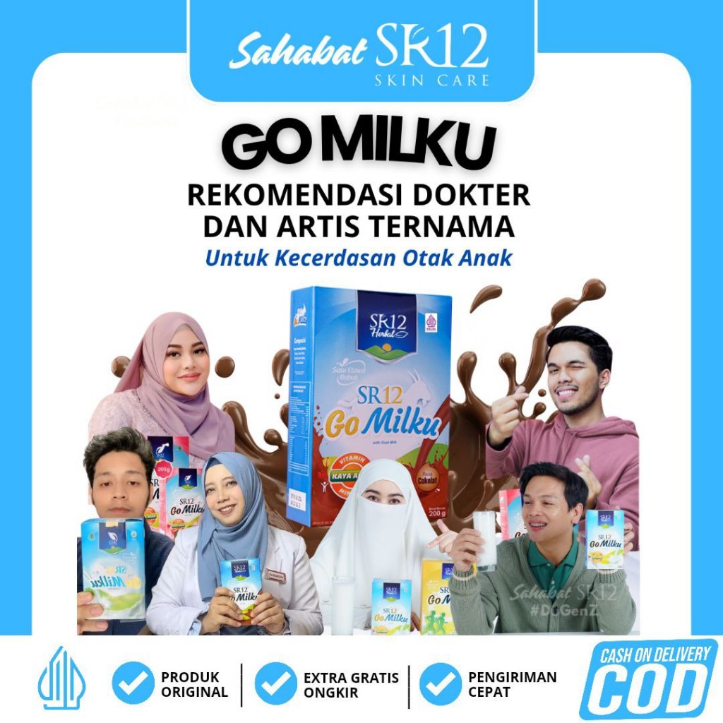 Go Milku – Agen Resmi SR12 Etawa – Fast Delivery – Promo – Susu Tulang Kalsium Anak Coklat 600gr
