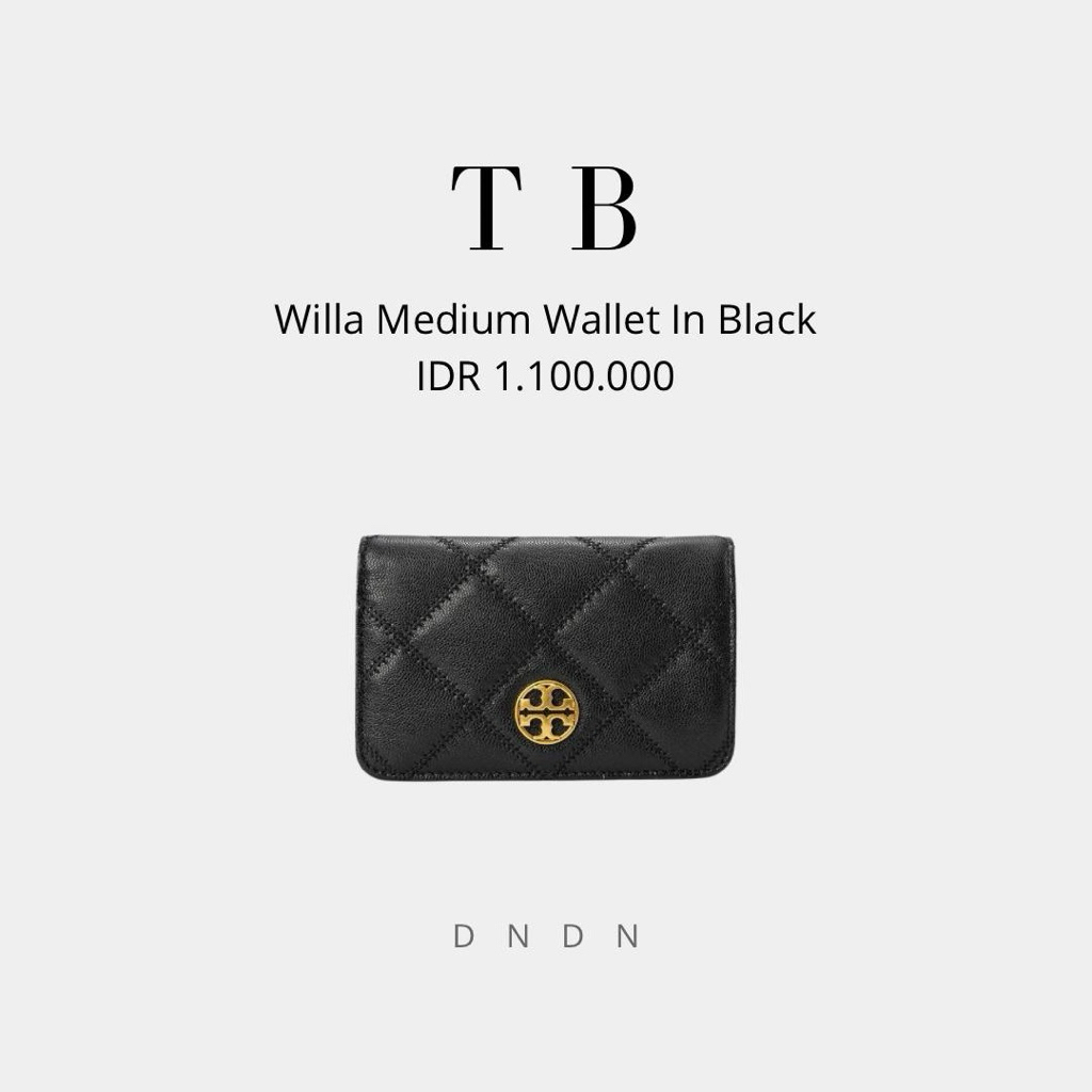 Willa Medium Wallet In Black