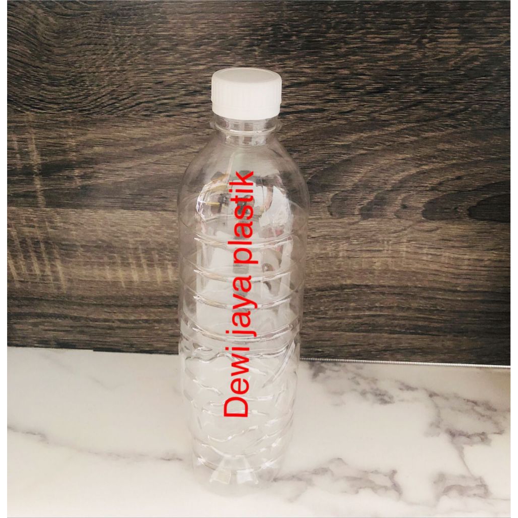 botol 600 ml plastik pet plus tutup