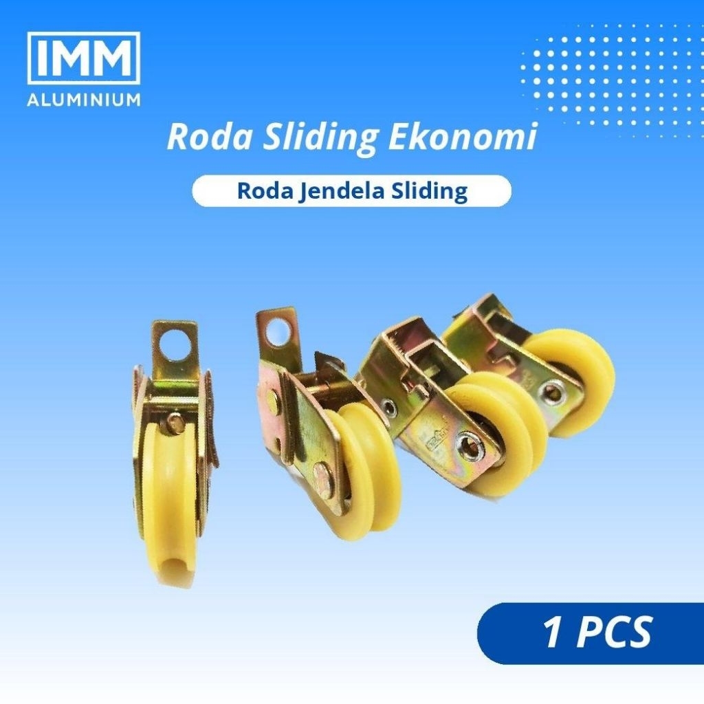 Roda Sliding Ekonomi Window / Roda Sliding Jendela / Roda Jendela Geser Alumunium