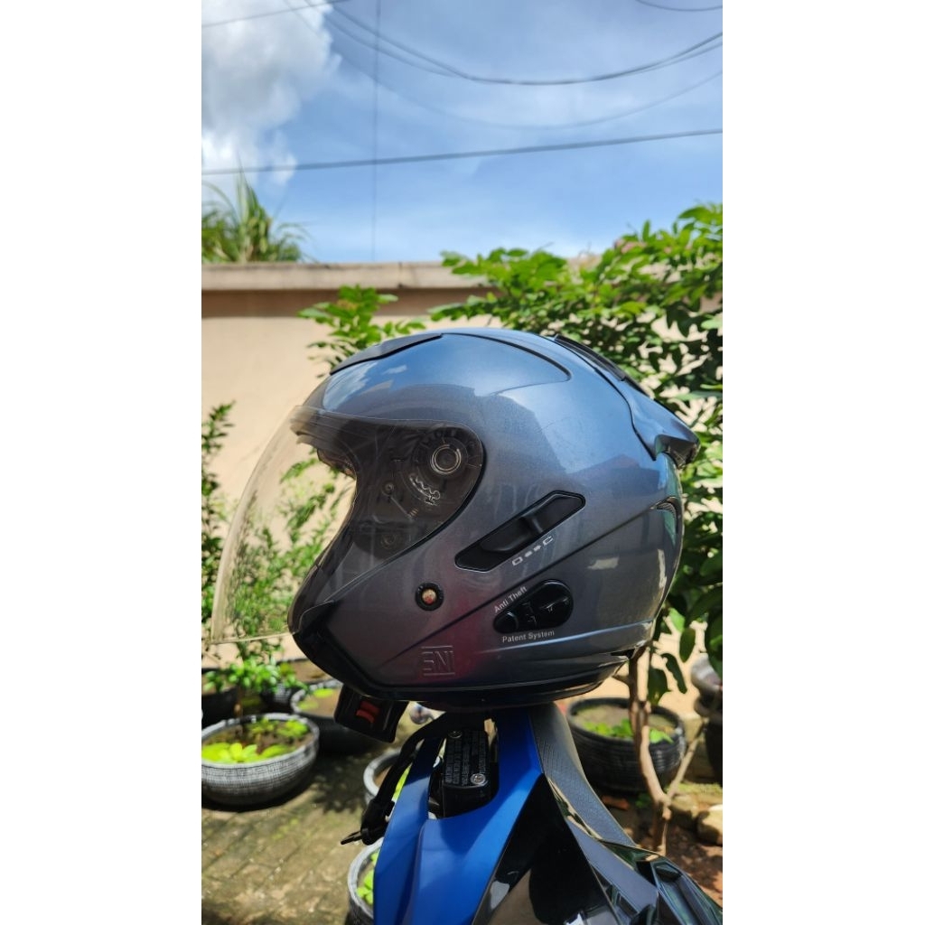 Helm KYT Galaxy Flat R Double Visor ORIGINAL SECOND
