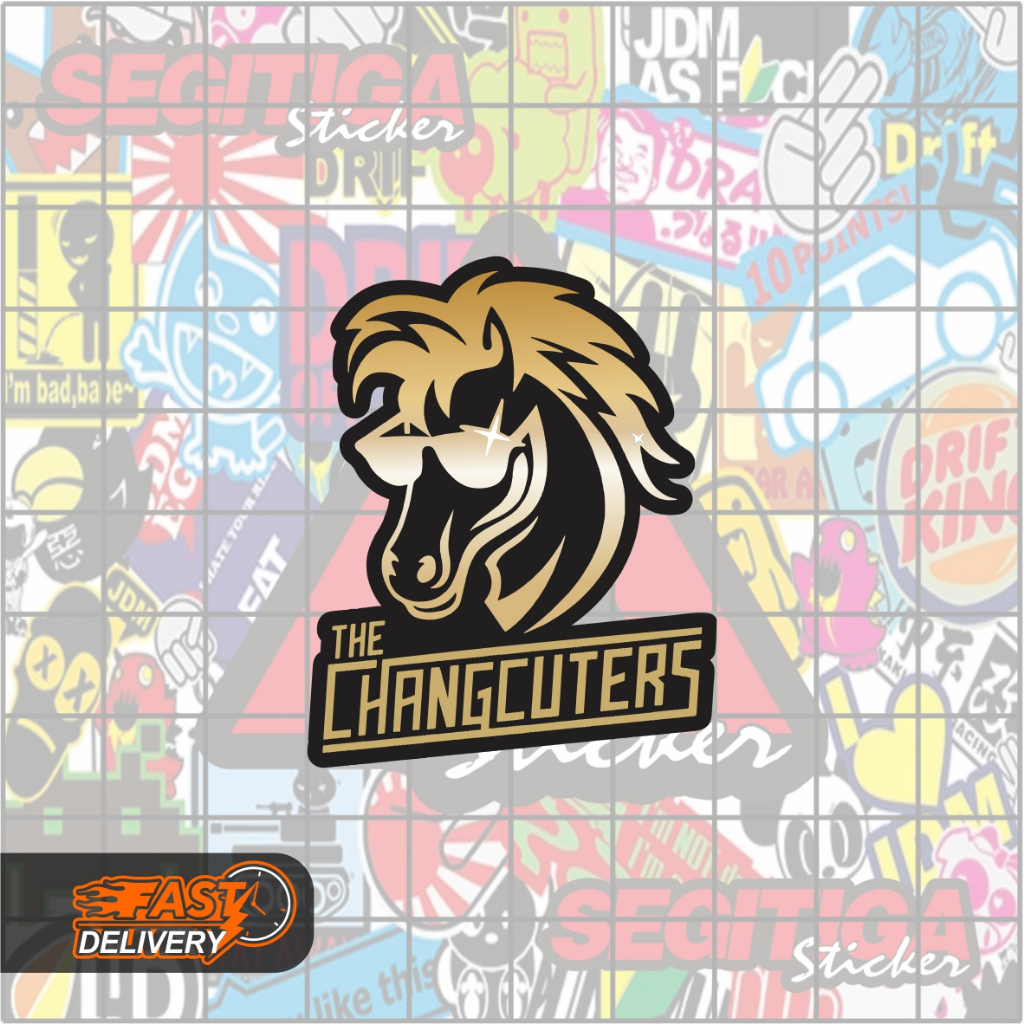 Sticker The Changcuters Ukuran 4 x 5 Cm