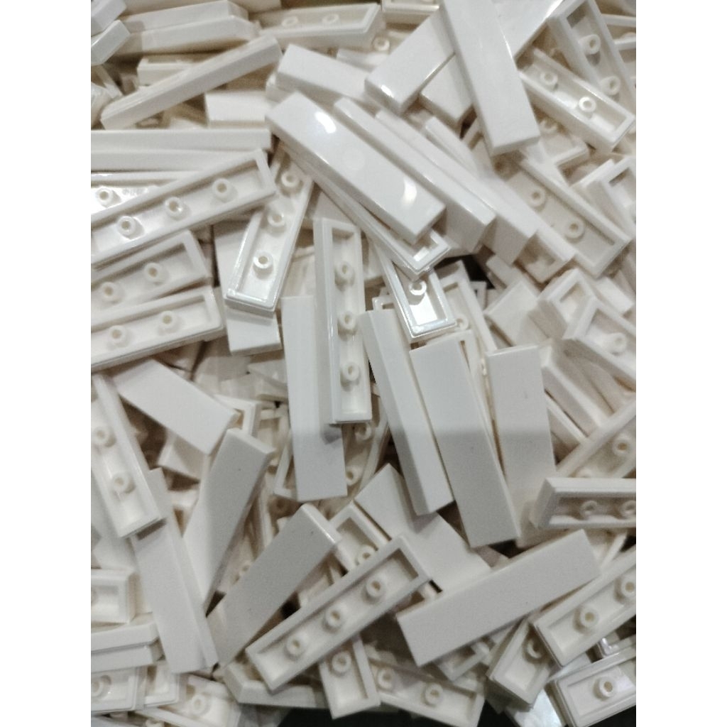 Lego paket 100pcs tile 1x4 white
