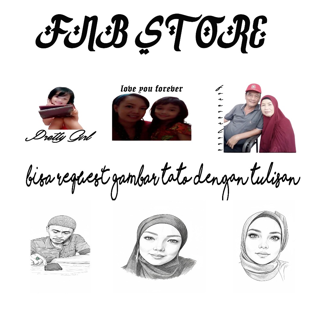 Tato temporer request gambar dan tulisan