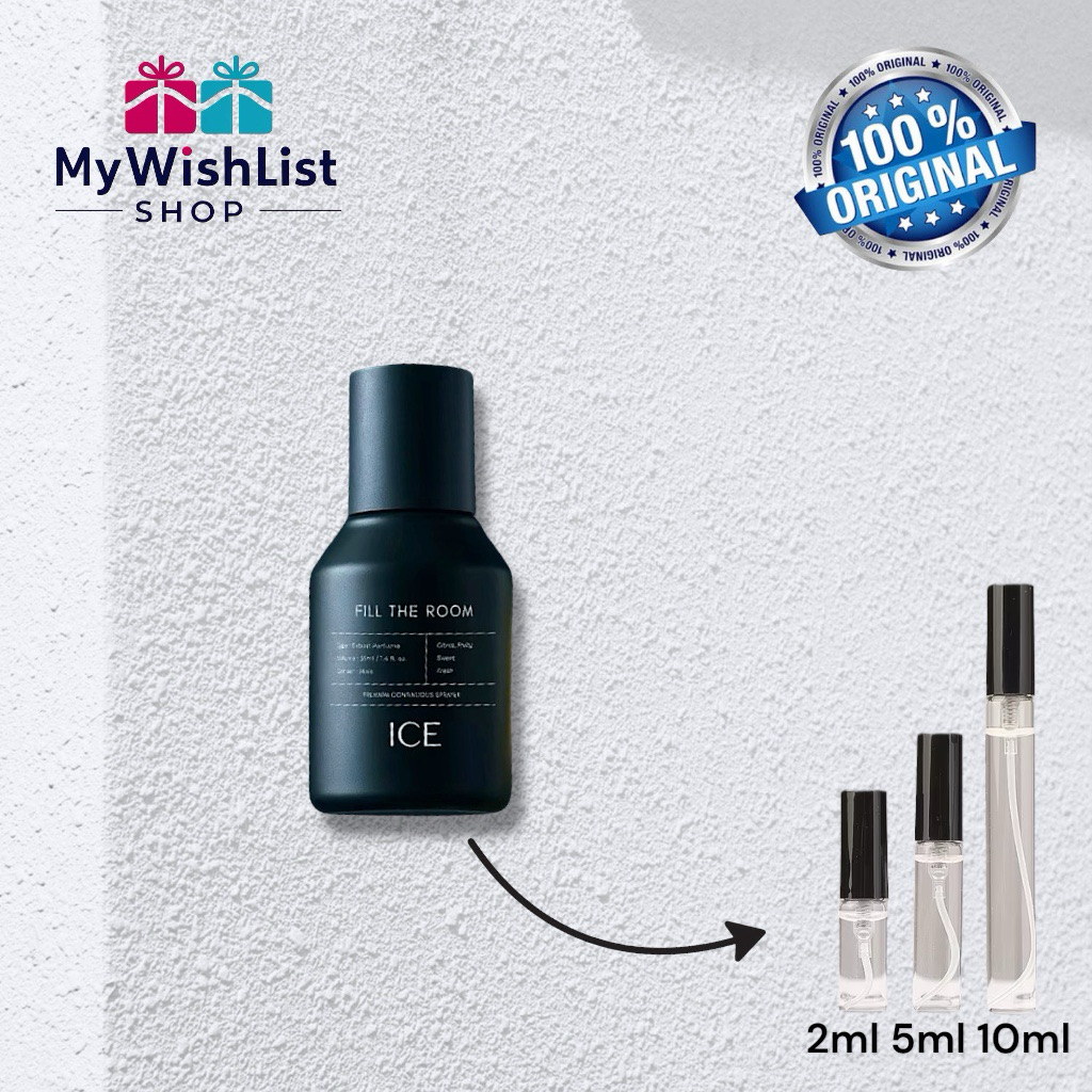 DECANT PARFUM FTR ICE Extrait De Parfum  - Parfum Pria Wangi Tahan Lama - Long Lasting - Extrait Par