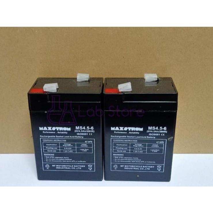 BATERAI BATRE BATTERY AKI KERING 6V 6 V 6volt 4AH LAMPU EMERGENCY