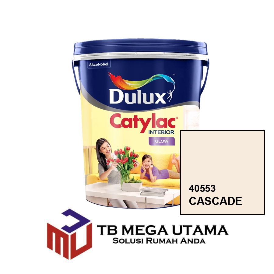 Dulux Catylac Interior Glow 40553 Cascade 4,5 Kg | Cat Decorative Tembok Dalam