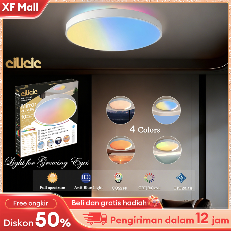 Lampu downlight plafon lampu hias ruang tamu christmas light hiasan kamar tidur