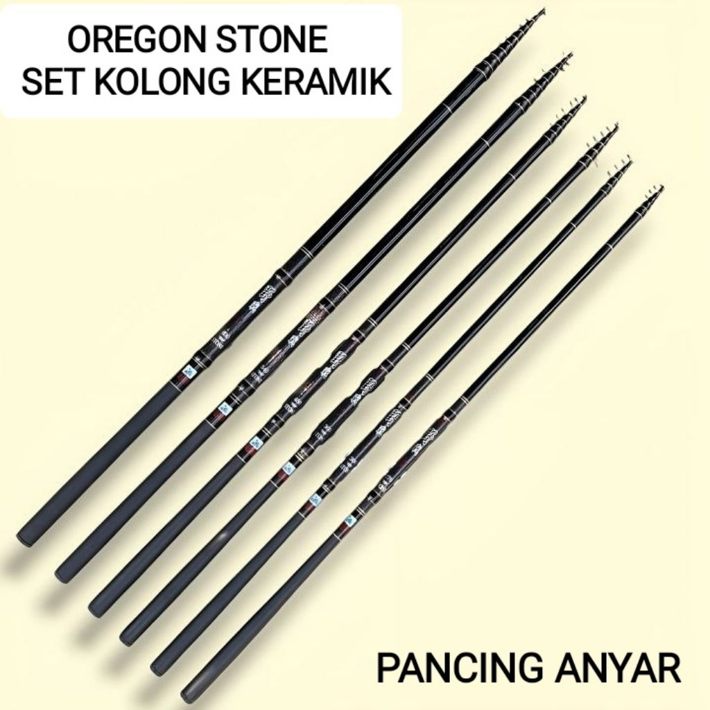 Joran tegek OREGON STONE SET KOLONG KERAMIK