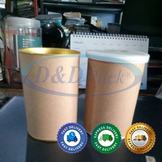 Composite Can with Metal Plug (tutup logam) ukuran 73x70mm (Instant - Sameday)