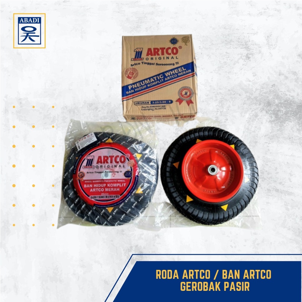 RODA ARTCO / BAN ARTCO GEROBAK PASIR