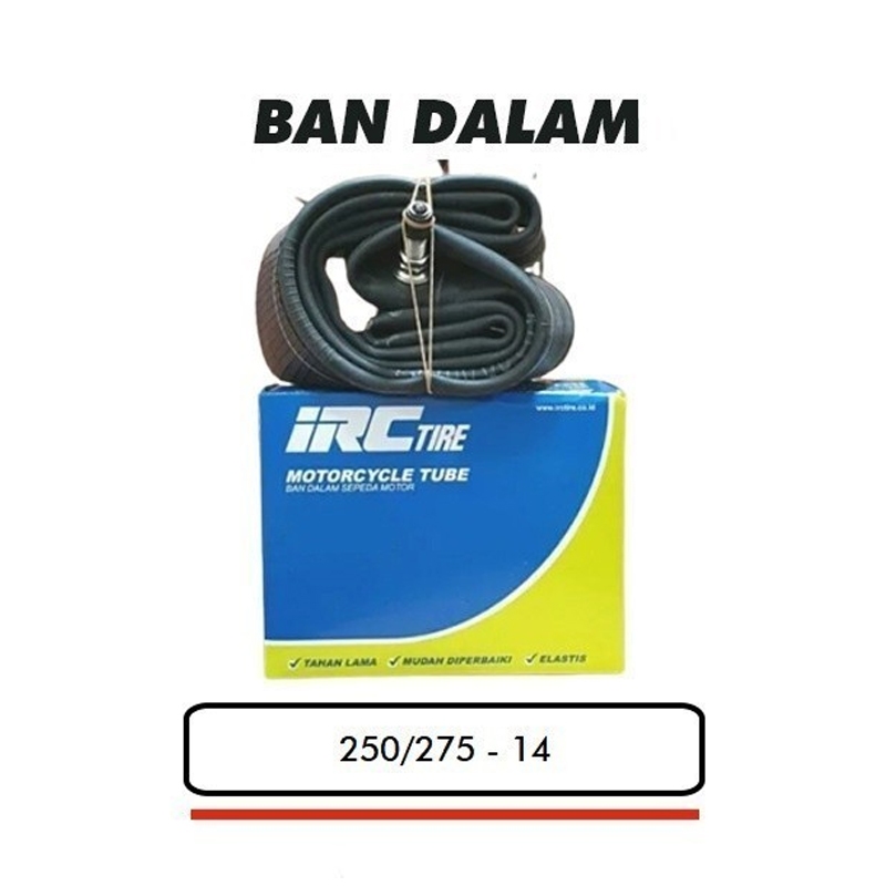 Ban Dalam IRC 250/275-14 atau Ban 70/90-14 80/80-14 80/90-14