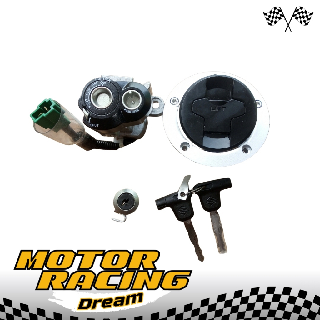 KUNCI KONTAK SET TUTUP TANGKI - GSX 150, GSX 150 S