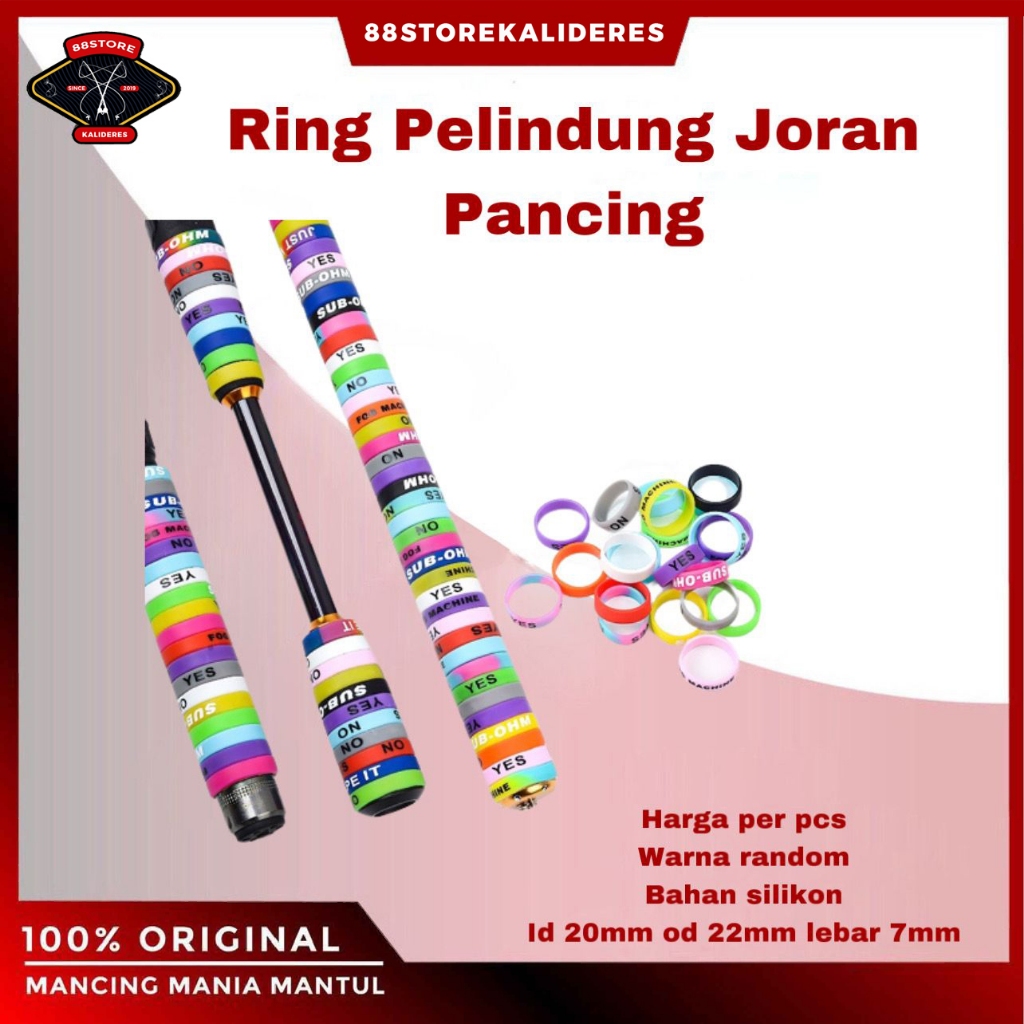 88storekalideres Liebe karet ring pelindung gagang joran pancing