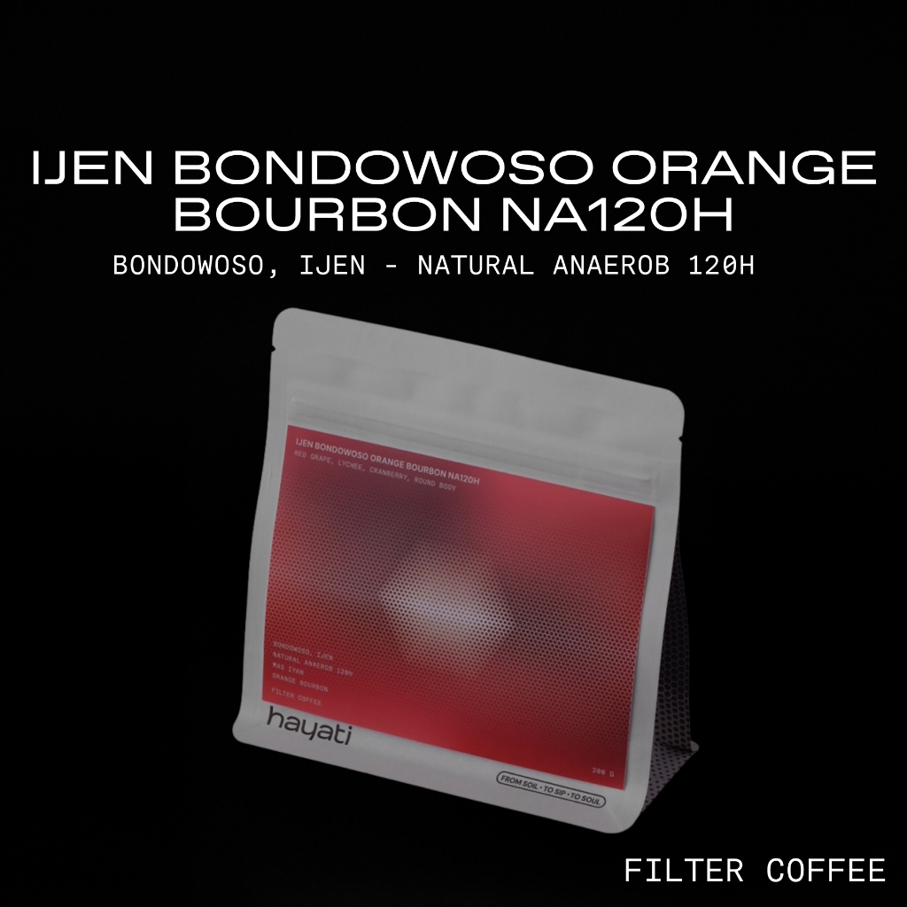 IJEN BONDOWOSO ORANGE BOURBON NA 120H | LIMITED LOT | FILTER COFFEE