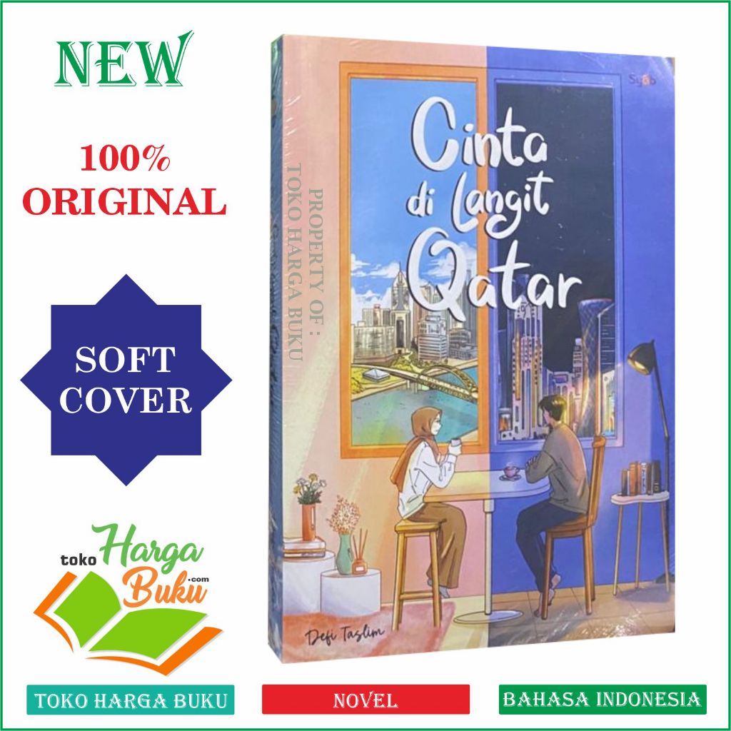Foto Cinta di Langit Qatar Buku Novel Karya Defi Taslim Penerbit Gema Insani Press