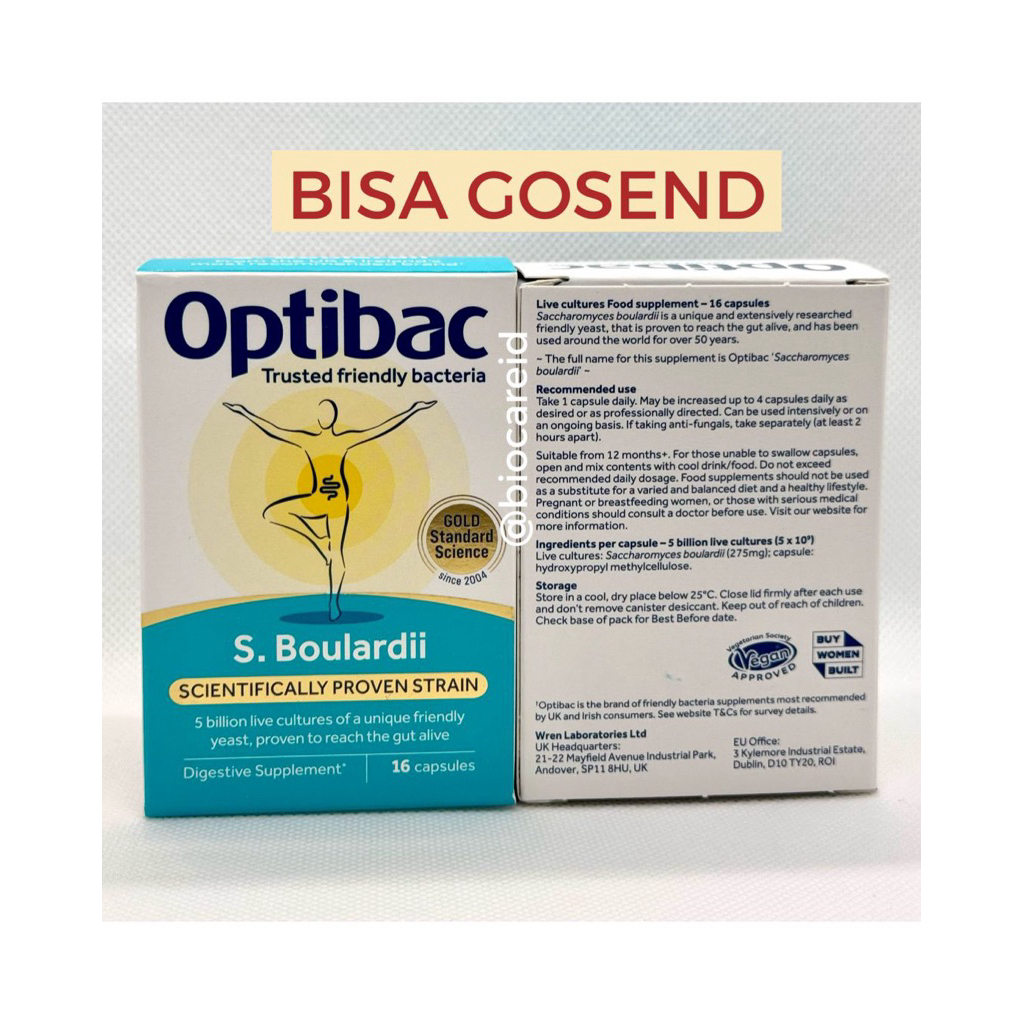 Saccharomyces Boulardii Optibac S Boulardi
