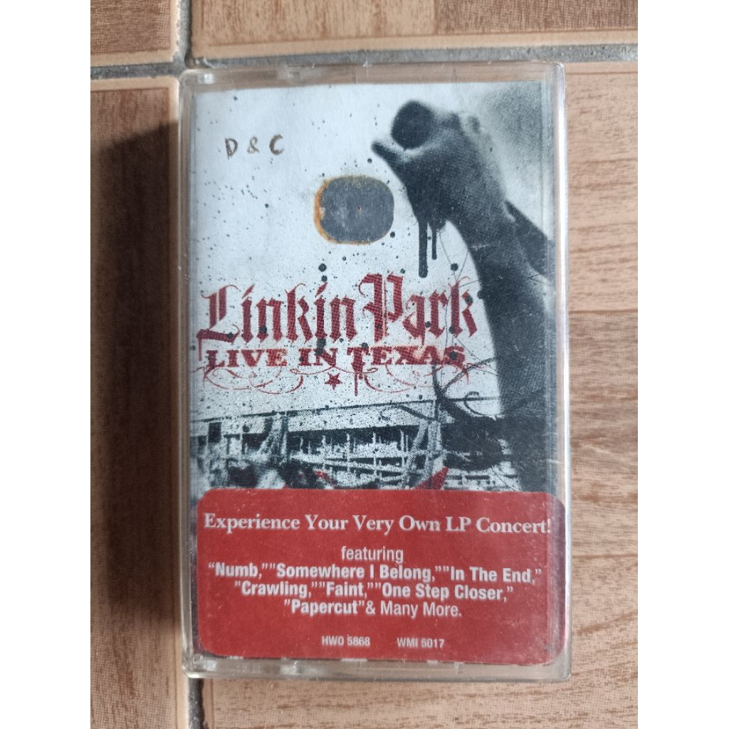 kaset pita LINKIN PARK "live in texas"